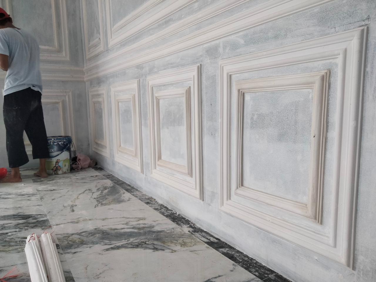pemasangan list gypsum